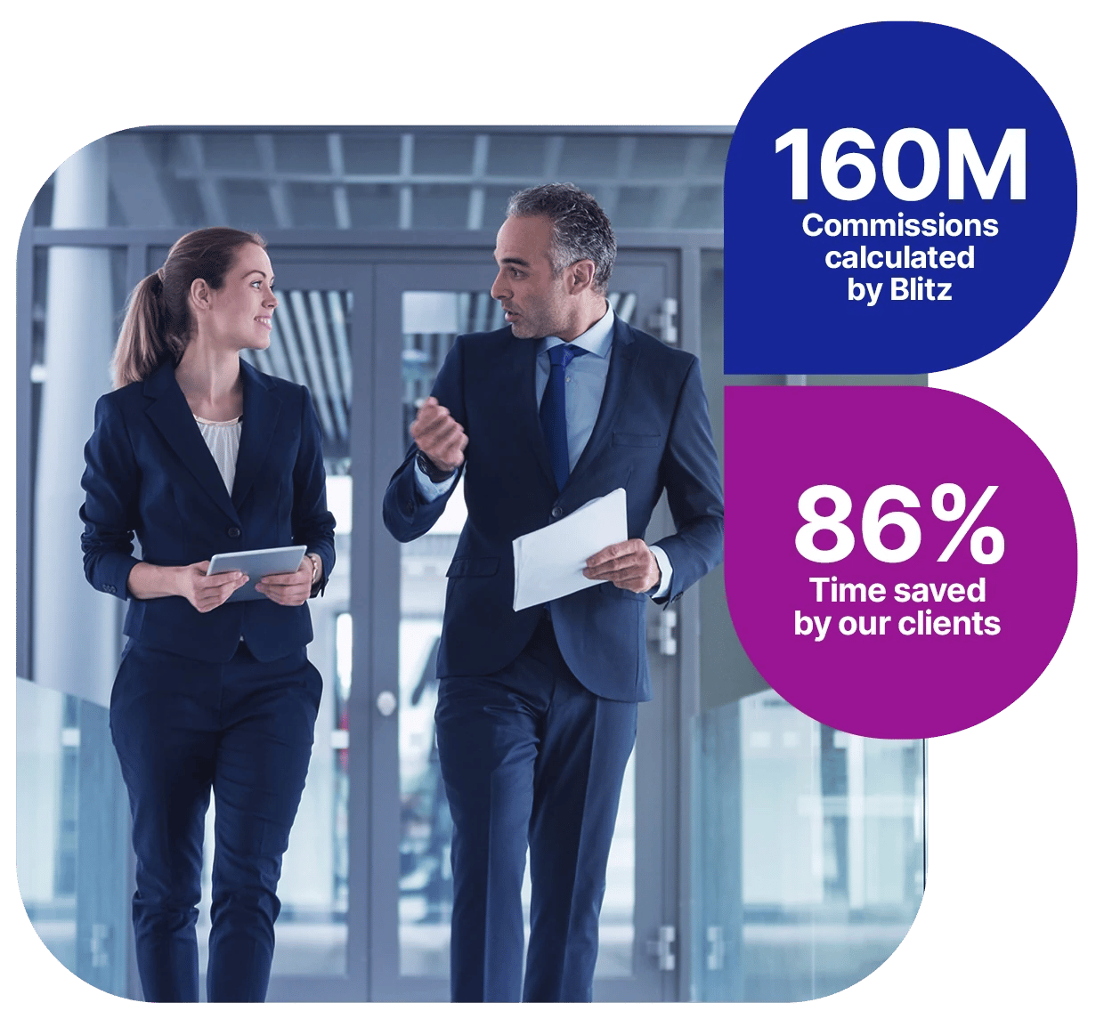 Automated commission management platform for companies in the financial industry